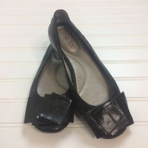 Me Too Lilyana Flats Ribbon Bow Detail Size 6